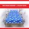 43 Pcs Coloured Stainless Steel Storage Set + Free Double Bedsheet with 2 Pillow Covers (43SSN)