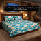 Beautiful 3d Floral King Size Double Bed Sheet With 2 Pillow Covers (DBS35)