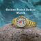Golden Raashi Watch with Zodiac Raashi Bracelet (GRWZB1)