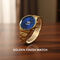 Golden OM Watch With 3D Shiva Ring (GWSR1)