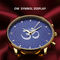 Golden OM Watch With 3D Shiva Ring (GWSR1)