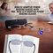Rimless Adaptive Power Reading Glasses With Free  Nose Clip Adaptive Power Reading Glasses (RG1NC)