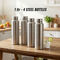 4 Ltr Stainless Steel Water Dispenser + 4 Stainless Steel Bottles (1D4B)