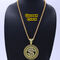 Austrian Dimaond Rotatable Doller Pendant with Golden Chain (MGJC3)