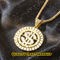 Austrian Dimaond Rotatable Doller Pendant with Golden Chain (MGJC3)