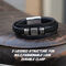 3 Layered Men's Leatherite Bracelet (MGJC2)
