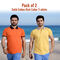 Pack of 2 Solid Collar T-Shirt (2ST1)