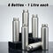 Pack of 6 Stainless Steel Water Bottles (6B11)