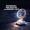 Rechargeable High-Speed Fan with Emergency Light (EF39)