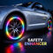 Colorful Rainbow Tyre Reflectors Pack Of 20 (CTR3)