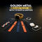 Golden Metal Smart Watch With 7 Straps And Earpods (BCSW60)