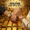 Men's Golden Watch With Free Ladies Designer Watch (MLGW18)