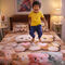 3d Dreamy Teddy Couple Bedsheets With 2 Pillow Covers (DBS37)