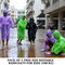 Rain Dhamaka Deal 5 Multicolor Reusable Raincoats For Kids (5MKR1)