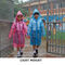 Rain Dhamaka Deal 5 Multicolor Reusable Raincoats For Kids (5MKR1)