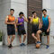 Pack of 4 Reflector Print Sleeveless Vest For Men With Watch Wallet And Sunglass (4SLW1)