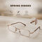 Metal Frame Portable Reading Glasses B1 G2 Free (3PRGM)