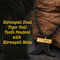 Karungali Dual Tiger Nail Teeth Pendant with Karungali Mala (KTPKM1)