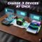 3 In 1 Compatible Magnetic Foldable Wireless Charger (CDC21)