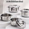 Set of 4 Stainless Steel Hotbox (4HB1)