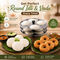 Stainless Steel 12 Cavity Idli Rack + Steel Medu Wada Maker (1IR1VM)