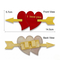 Wiper Decorative Heart Shape Clips For Auto Car Truck (CWB1)