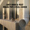 Anti Rat Bird Pest Drain Pipe Steel Cover Pack of 1 (SPC1)