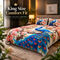 3D Peacock Floral Fantasy Bedsheet With 2 Pillow Covers (DBS38)
