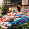 3D Peacock Floral Fantasy Bedsheet With 2 Pillow Covers (DBS38)