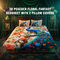 3D Peacock Floral Fantasy Bedsheet With 2 Pillow Covers (DBS38)
