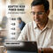 Rimless Bifocal Adaptive Power Reading Glasses (1BORG5)