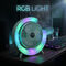 Rechargeable Stylish Desk Fan With RGB Lights (EF40)