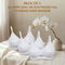 Pack of 3 All White Dailyuse Non Padded Full Coverage Saree Brassiere (3FCB9)