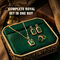 4 Pcs Emerald Green Coloured Jewellary Set (WJ2)
