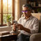 Rimless Folding Adaptive Power Reading Glasses (1FORG10)