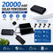 20000 Mah Solar Powerbank With Inbuilt Cables (PB34A)