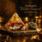 Lakshmi Yantra Pyramid + Raw Pyrite Stone Free (SJPY3)