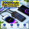 20000 MAh Solar Power Bank With Inbuilt Cables And Emergency Light (PB40)