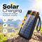 20000 MAh Solar Power Bank With Inbuilt Cables And Emergency Light (PB40)