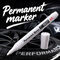 Pack of 10 Waterproof White Marker Pens For Cars and Bikes (STA3)