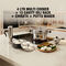 4 Ltr Induction Friendly Multi Cooker + 12 Cavity Idli Rack + Chirata + Puttu Maker (1MC4)