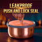 5 Stainless Steel Bowl + 5 Push & Lock Lid (10PL5N)