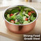 5 Stainless Steel Bowl + 5 Push & Lock Lid (10PL5N)