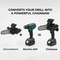 6 Inch Chainsaw Tool Attachment For Electric Hand Drill Machine (HT86)