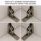 Pack of 4 Cabinet Door Hinges For Smooth Swing And Secure (HT84)