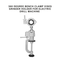 360 Degree Bench Clamp Vises Grinder Holder For Electric Drill Machine (HT93)