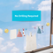 No Drill Portable Clothesline With Clips (CLN4)