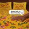 Floral Sunshine Cotton Rich Bedsheet With 2 Pillow Covers (DBS39)