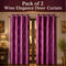 Pack of 2 Wine Elegance Door Curtain (CU20)