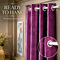 Pack of 2 Wine Elegance Door Curtain (CU20)